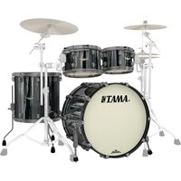 Tama Starclassic Maple 22 4pc Shell Pack Black Cloud Silver Lining