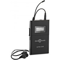 Wireless In Ear Monitor Bodypack Receiver by Gear4music