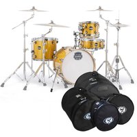 Mapex Mars Birch 18 4pc Bop Shell Pack w/Bag Set Sunflower Sparkle