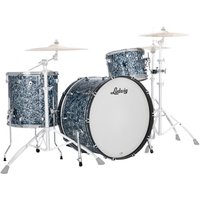 Ludwig Neusonic 24 Pro Beat 3pc Shell Pack Steel Blue Pearl