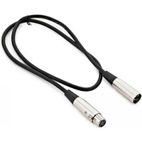 XLR (F) - XLR (M) Microphone Cable 1m