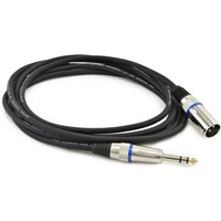 XLR (M) - Stereo Jack Cable 3m