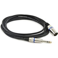 XLR (M) - Stereo Jack Cable 6m