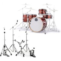 Mapex Mars Birch 22 5pc Crossover Drum Kit w/Hardware Blood Orange