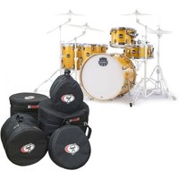 Read more about the article Mapex Mars Birch 22 5pc Crossover Shell Pack w/Bags Sunflower