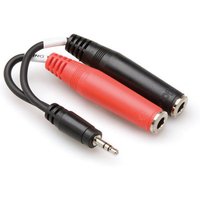 Hosa YMP-137 Stereo Breakout Cable 3.5mm TRS to Dual 1/4