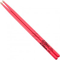 Zildjian 5A Acorn Tip Neon Pink Drumsticks