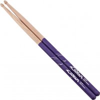 Zildjian 5A Purple Dip Wood Tip Drumsticks