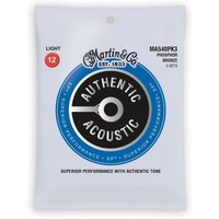 Read more about the article Martin Authentic Acoustic SP Phosphor Bronze 3 Pack Light 12-54