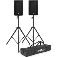 Electro-Voice ZLX-15BT 15 Active PA Speaker Pair with Stands