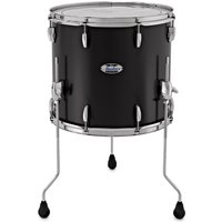 Pearl Masters Maple Complete 16 x 14 Floor Tom Matte Caviar Black