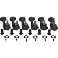 Guitarworks Locking Machine Heads 6-In-Line Black