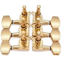 Guitarworks Tuning Machines 3-A-Side Hex Keys Gold