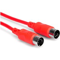 Hosa MIDI Cable 5-pin DIN 3 ft Red