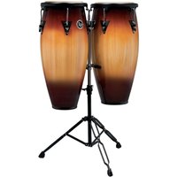 Read more about the article LP Aspire 11″ & 12″ Congas with Double Stand Vintage Sunburst