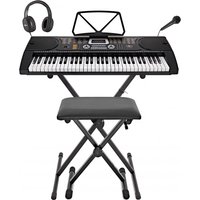 MK-2000 61-key Portable Keyboard by Gear4music - Complete Pack