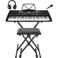 MK-3000 61 Key-Lighting Keyboard by Gear4music - Complete Pack