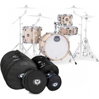Read more about the article Mapex Mars Maple 18 4pc Bop Shell Pack w/Bag Set Natural Satin