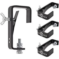 G Clamp with Truss Protector Pack of 4 by Gear4music