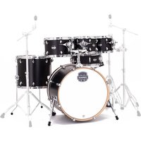 Mapex Mars Maple 22 6pc Rock Fusion Shell Pack Matte Black