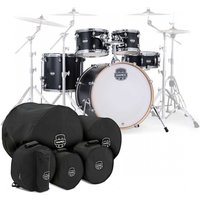 Read more about the article Mapex Mars Maple 22 5pc Rock Fusion Shell Pack w/Bags Matte Black