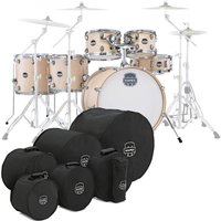 Mapex Mars Maple 22 6pc Studioease Shell Pack w/Bags Natural Satin