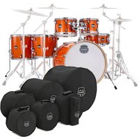 Mapex Mars Maple 22 6pc Studioease Shell Pack w/Bags Glossy Amber