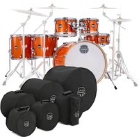 Read more about the article Mapex Mars Maple 22 6pc Studioease Shell Pack w/Bags Glossy Amber