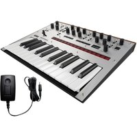 Korg Monologue Analogue Synthesizer Silver With Power Supply