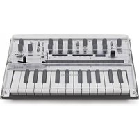 Korg Monologue Analogue Synthesizer Silver with Decksaver Cover