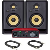 Focusrite Scarlett Solo (3rd Gen) with KRK RP5 G4 Pair