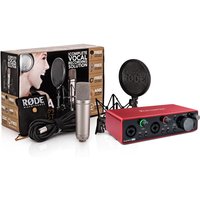 Focusrite Scarlett 2i2 (3rd Gen) with Rode NT1-A Microphone