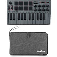 Akai Professional MPK Mini MK3 MIDI Keyboard Grey with Subzero Bag