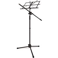 Boom Mic Stand with Music Stand by Gear4music