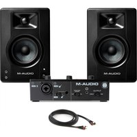 Read more about the article M-Audio M-Track Solo USB Interface with M-Audio BX3 Studio Monitors