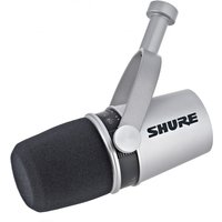 Shure MV7 USB/XLR Podcast Microphone Silver