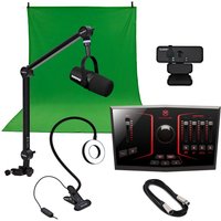 Shure MV7X and M-GAME Solo Complete Gaming Streaming Bundle