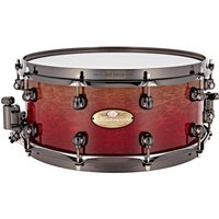 Pearl Masterworks 14 x 6 Snare Drum Red Fade over Eucalyptus