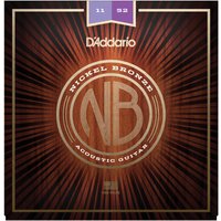 Read more about the article DAddario Nickel Bronze Acoustic Guitar Strings Custom Light 11-52
