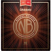 DAddario Nickel Bronze Acoustic Guitar Strings Medium 13-56