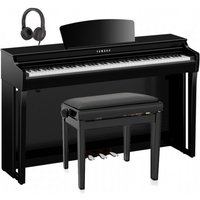 Yamaha CLP 725 Digital Piano Package Satin Black