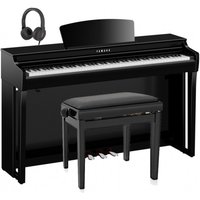 Yamaha CLP 725 Digital Piano Package Polished Ebony