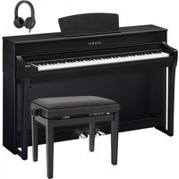 Yamaha CLP 735 Digital Piano Package Satin Black