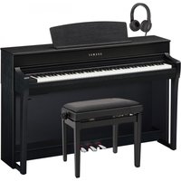 Yamaha CLP 745 Digital Piano Package Satin Black