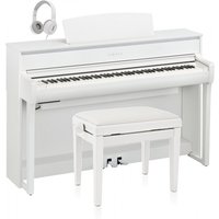 Yamaha CLP 775 Digital Piano Package Satin White