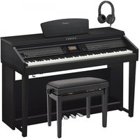 Yamaha CVP 701 Clavinova Digital Piano Package Black Walnut