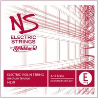 DAddario NS Electric Violin E String 4/4 Size Medium