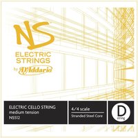 DAddario NS Electric Cello D String 4/4 Size Medium