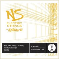 DAddario NS Electric Cello High E String 4/4 Size Medium