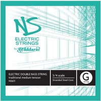 Read more about the article DAddario NS Electric Traditional Double Bass G String 3/4 Medium